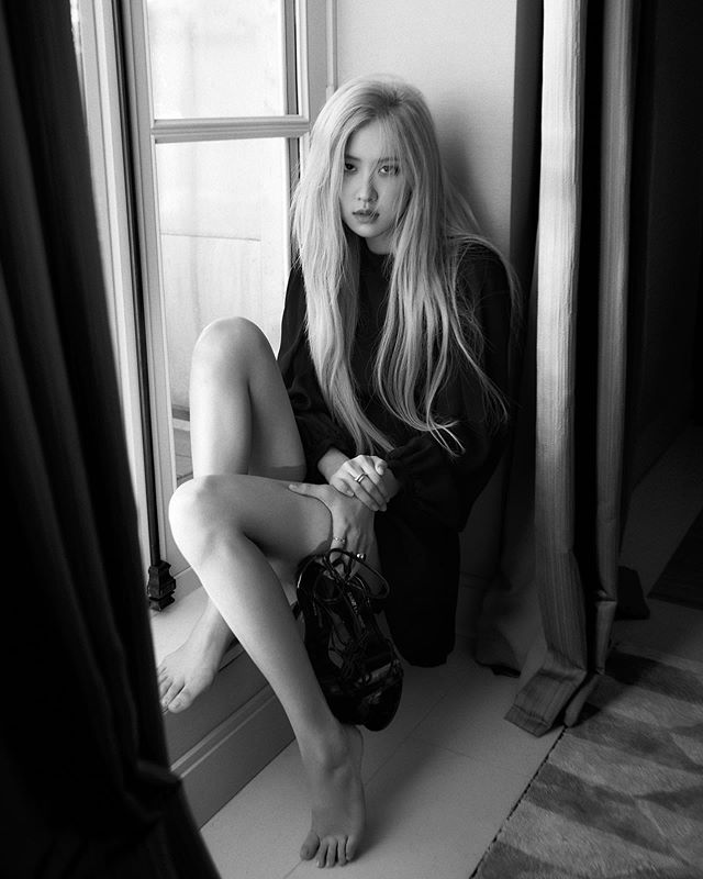 BLACKPINK’s Rosé is Bewitching in W Korea Monochromatic Photoshoot