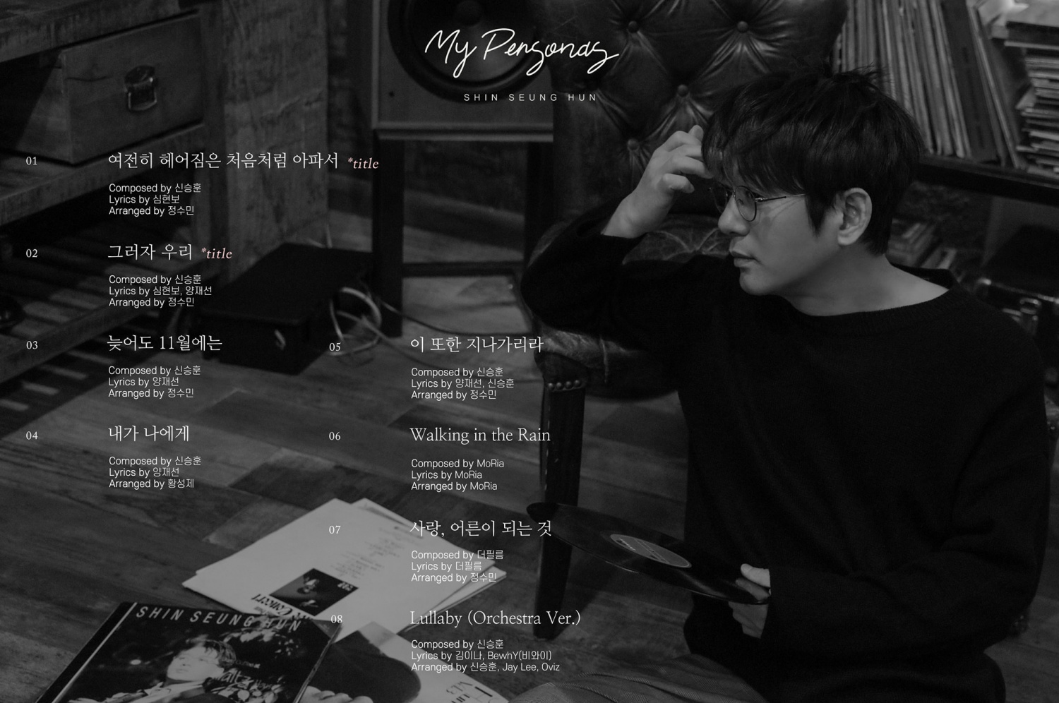 Shin Seung Hun Releases the Tracklist of his 30th-anniversary Special Album “My Personas”