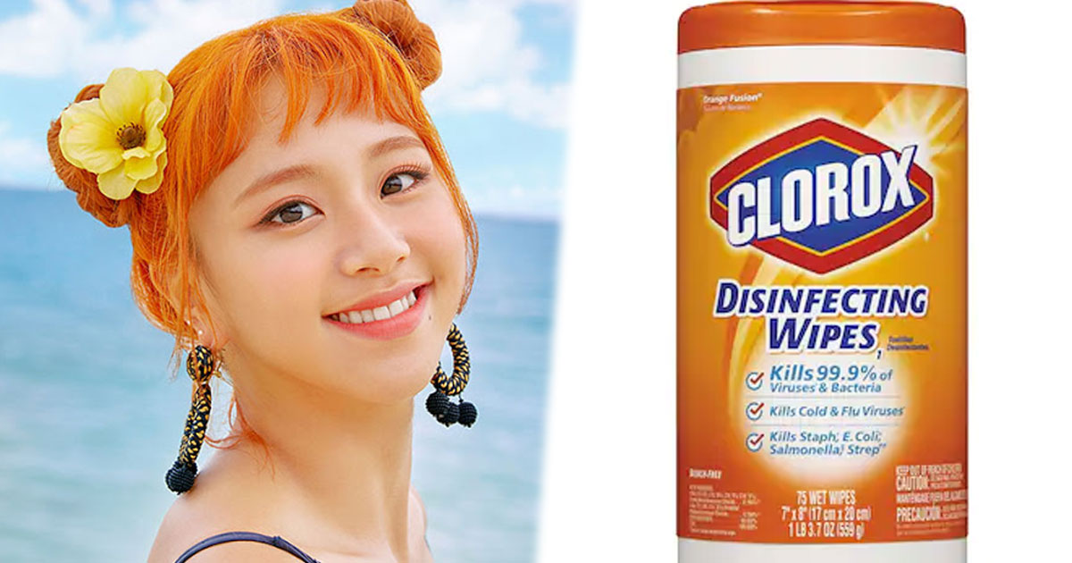 Chaeyoung-As-Clorox-Disinfecting-Wipes