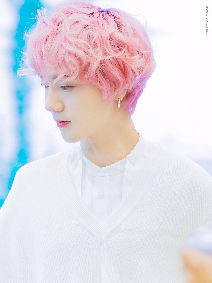 pink curly 33