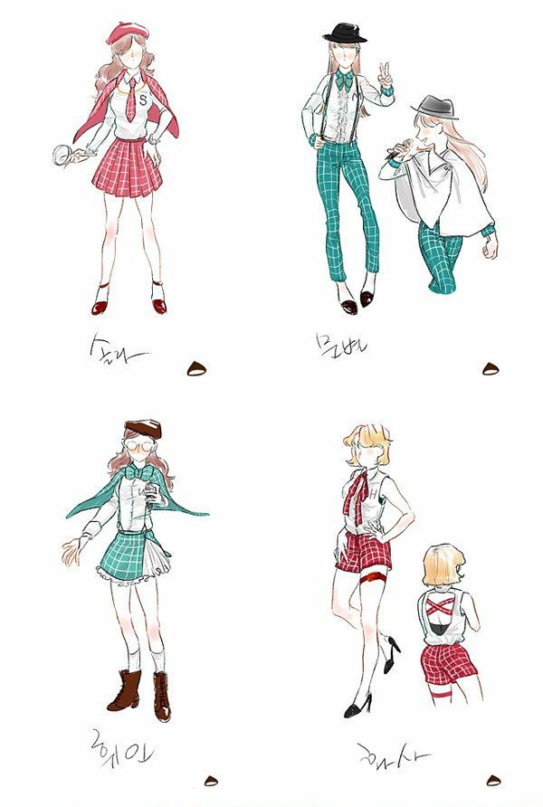 Fan-Designed Stage Outfits For MAMAMOO