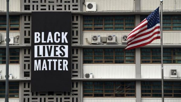 “Black Lives Matter” Banner And Pride Flag Removed From US Embassy In Seoul
