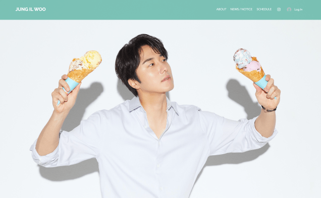 2020 7 14 Jung Il Woo's Website Look is refreshed. Desktop Version. 3.png