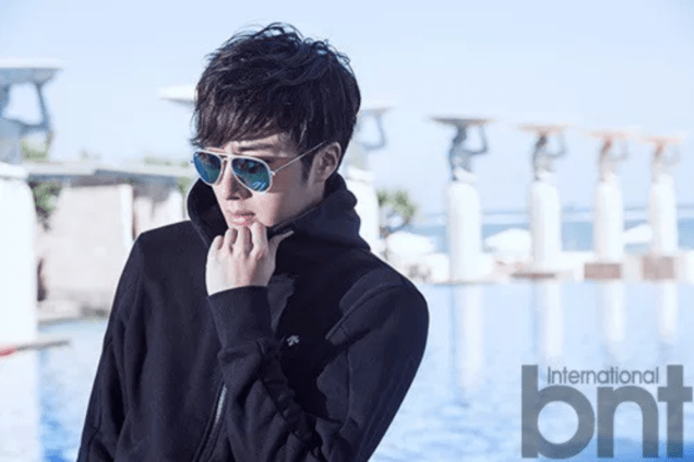 2014 11 Jung Il-woo in Bali Photo Shoot for BNT International. More with Logo 24