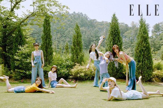 See Exclusive Photos Of OH MY GIRL’s July Pictorial With Elle Magazine