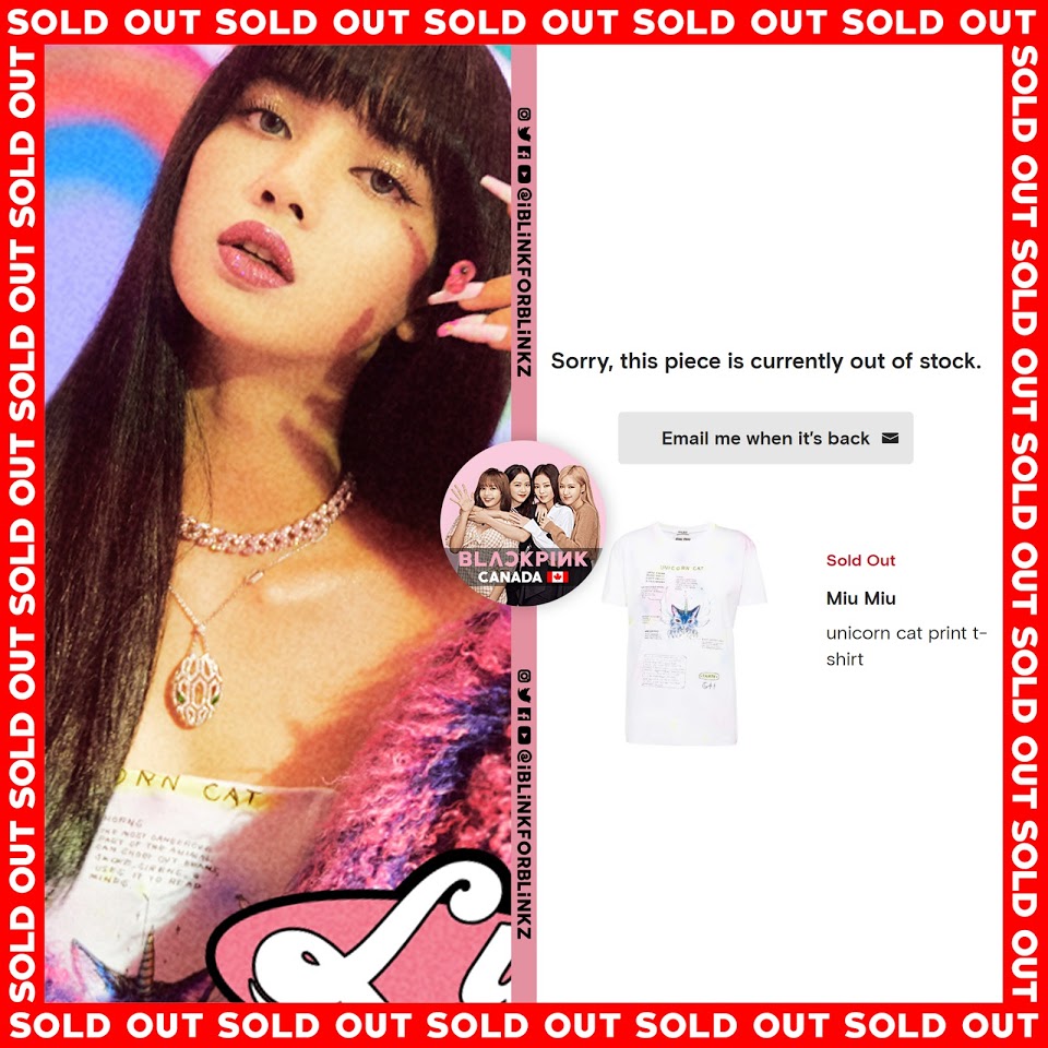 blackpink lisa sold out ice cream 1