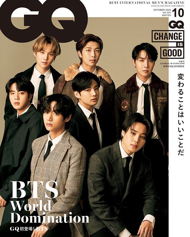 “BTS World Domination”: BTS Graces The Cover of GQ Japan – K-Luv