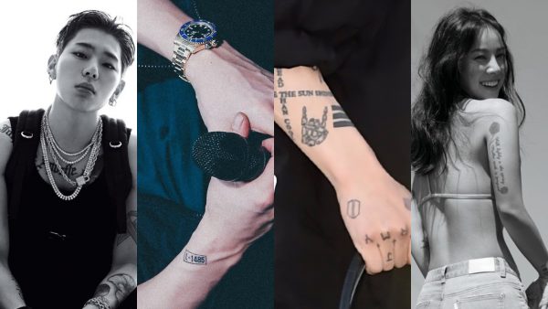 6 Korean Idols With Tattoos